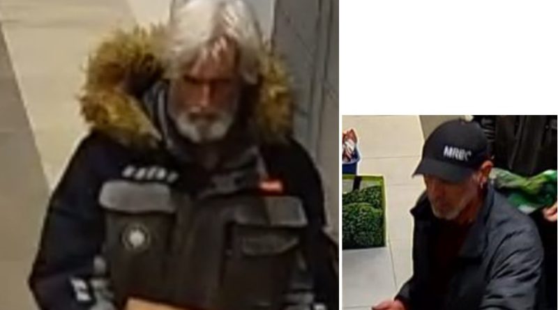 Two photo of suspects.
