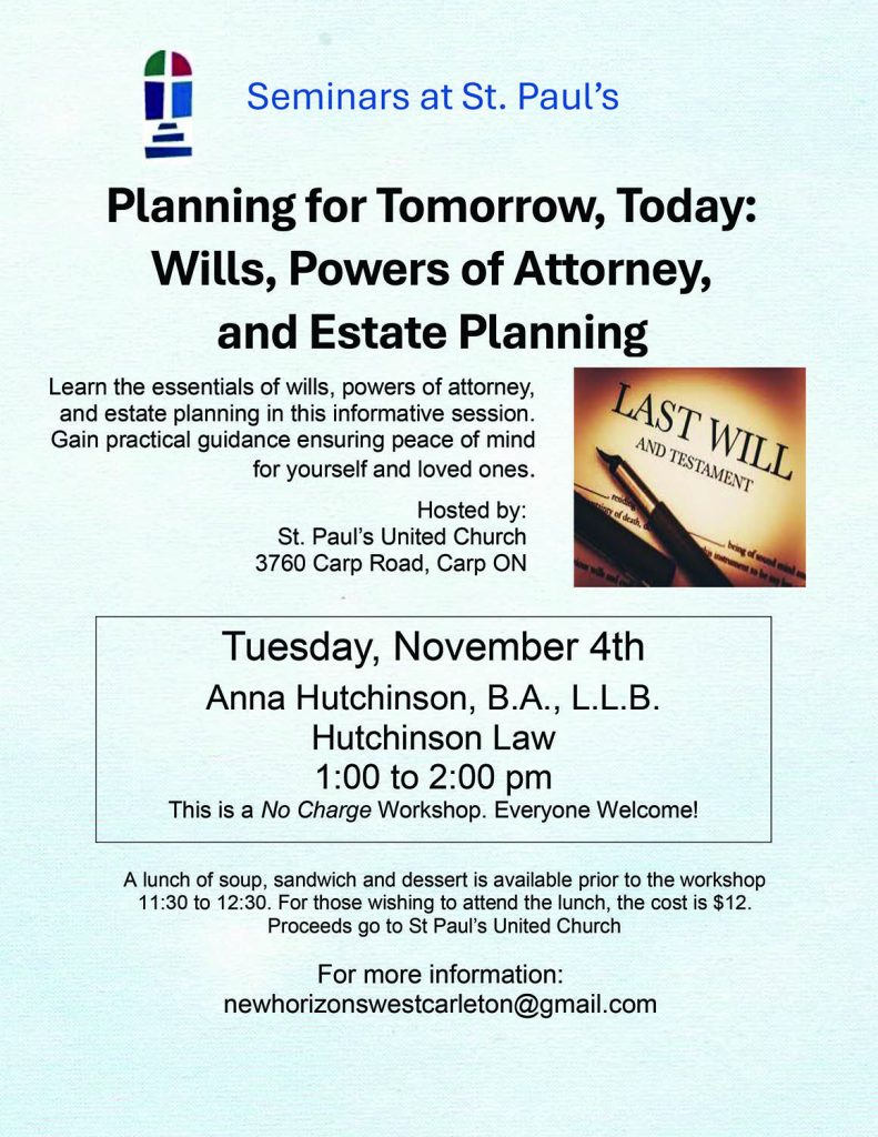 A poster for the event.