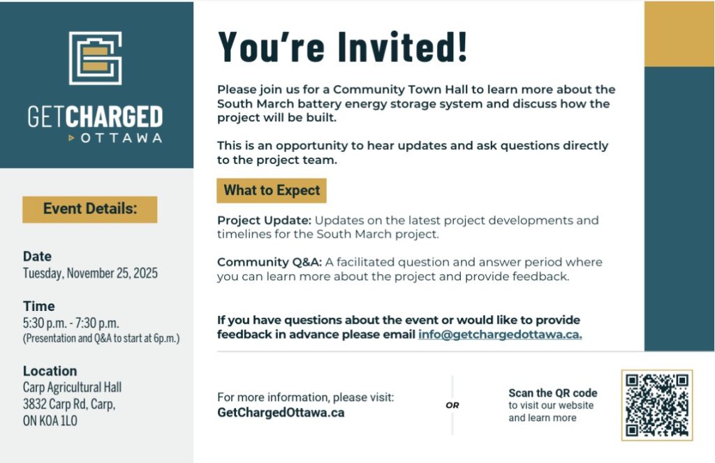 A poster for the event.