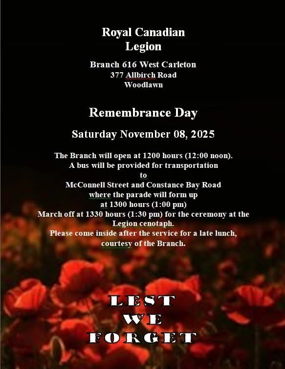 A poster for the event.