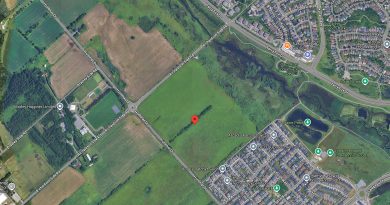 An aerial map of the property.