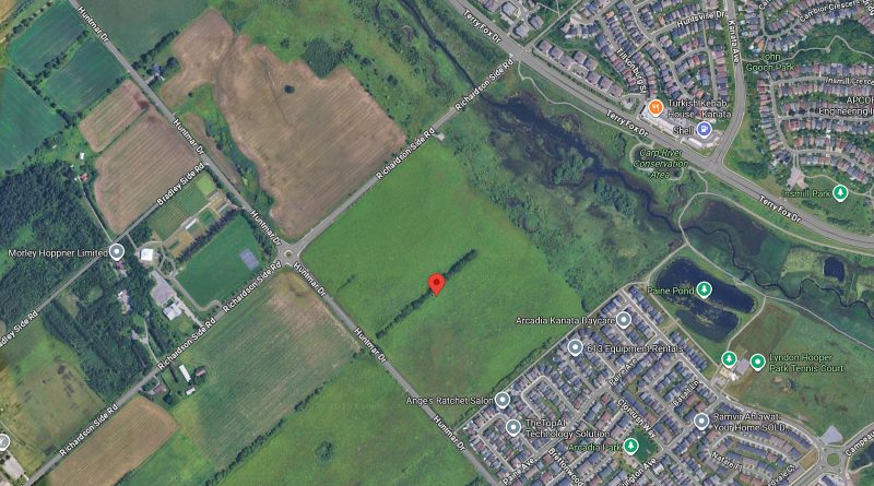 An aerial map of the property.