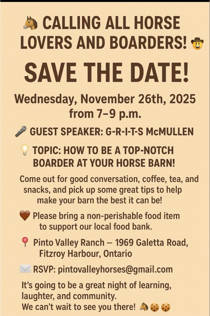 A poster for the event.