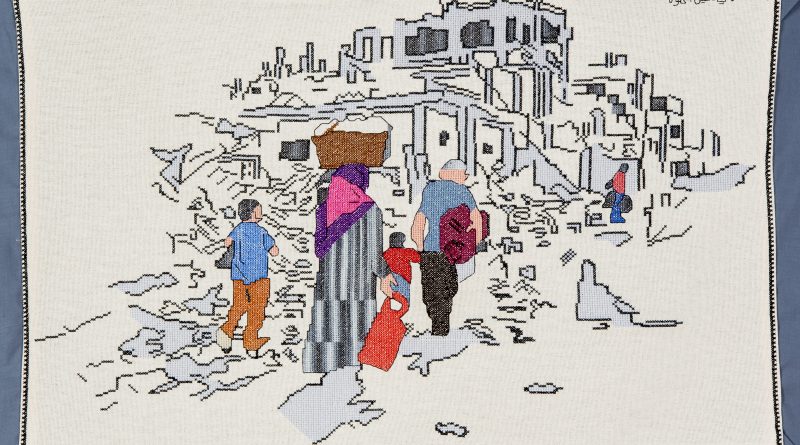 A photo of a tapestry.