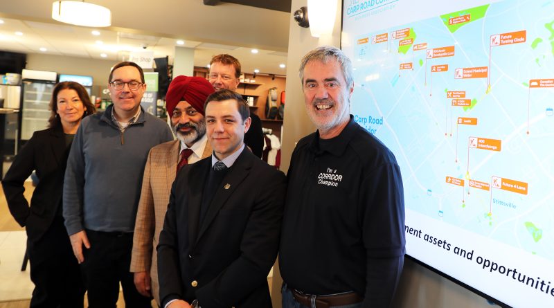 A group of people pose for a photo.