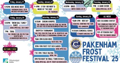 A poster for the Pakeham Frost Festival.