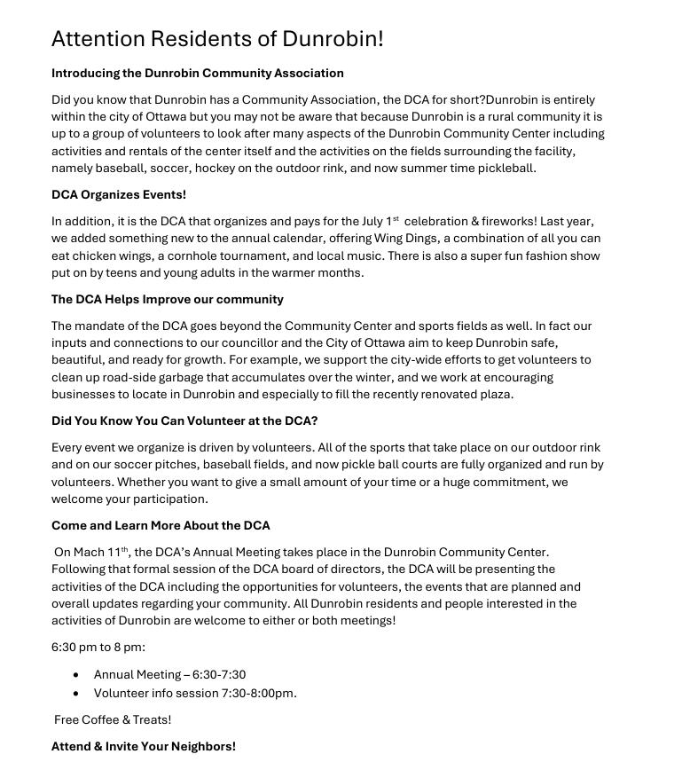 A poster for the event.