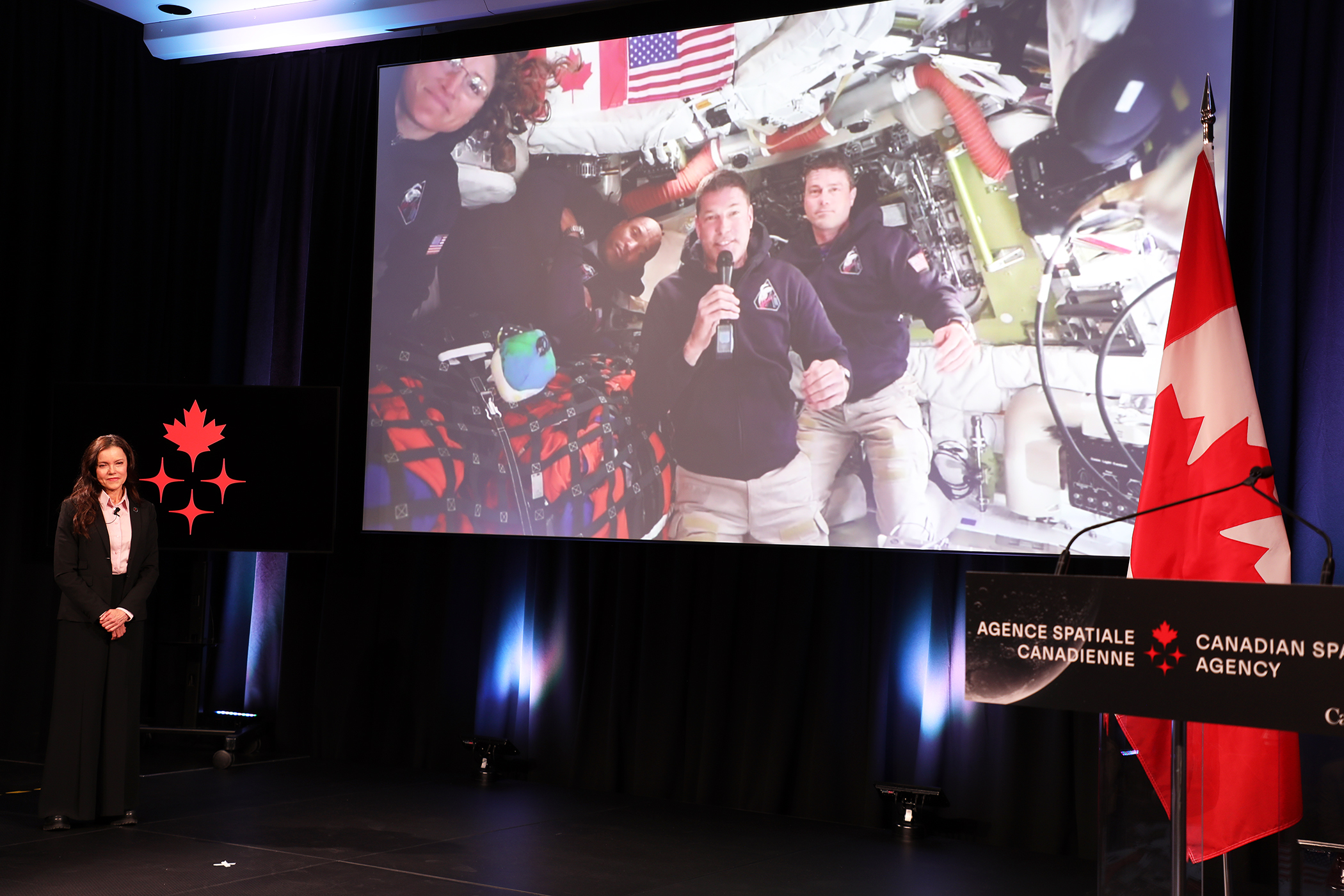 Canadian Hansen sees far side of moon