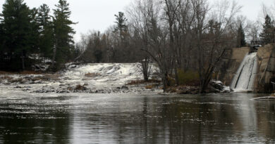 A photo of the Galetta dam.
