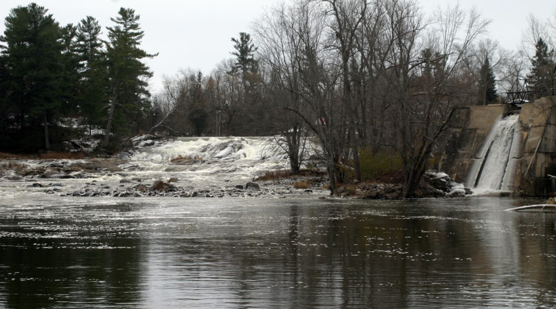 A photo of the Galetta dam.