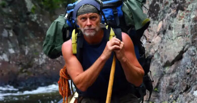 A photo of a backcountry man.