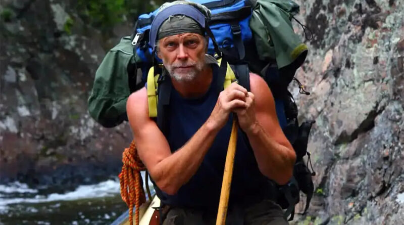 A photo of a backcountry man.