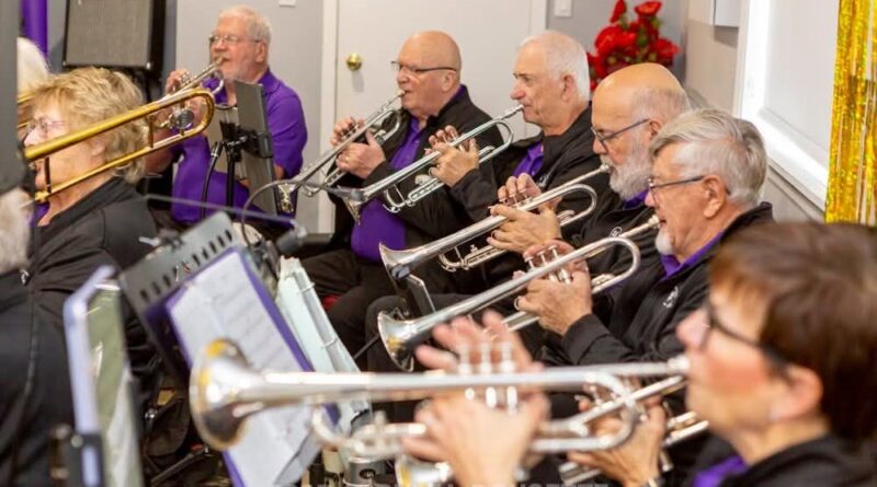 A photo of a brass ensemble.