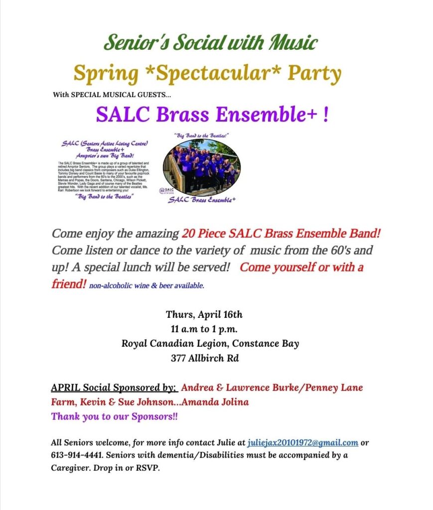 A poster for the event.