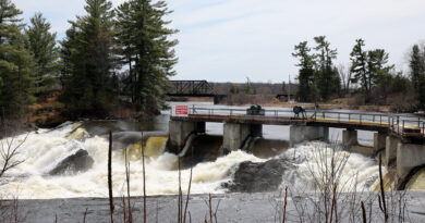 A photo of the Galetta dam.