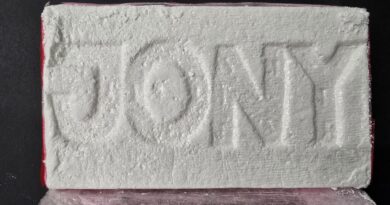 A photo of a brick of cocaine.