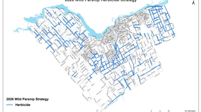 A map of Ottawa.