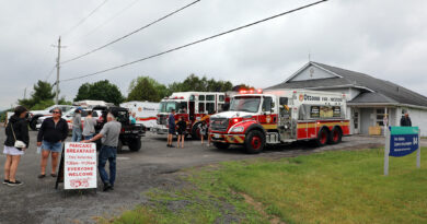 A photo of a fire hall.