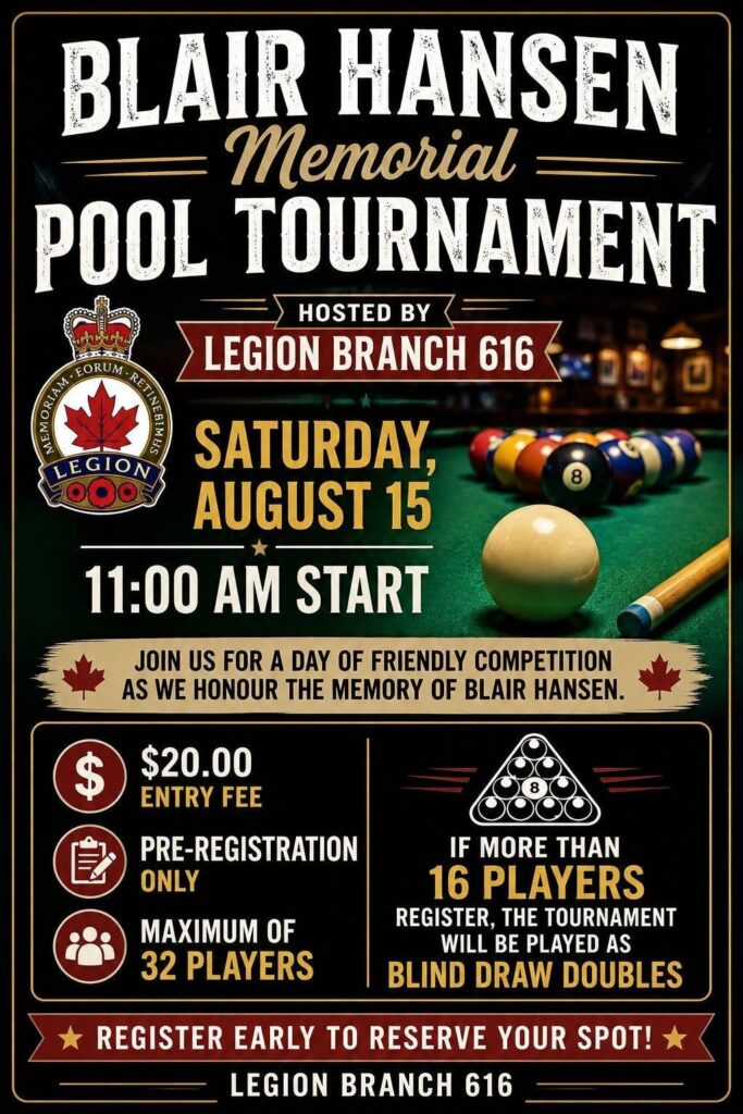 A poster for the event.