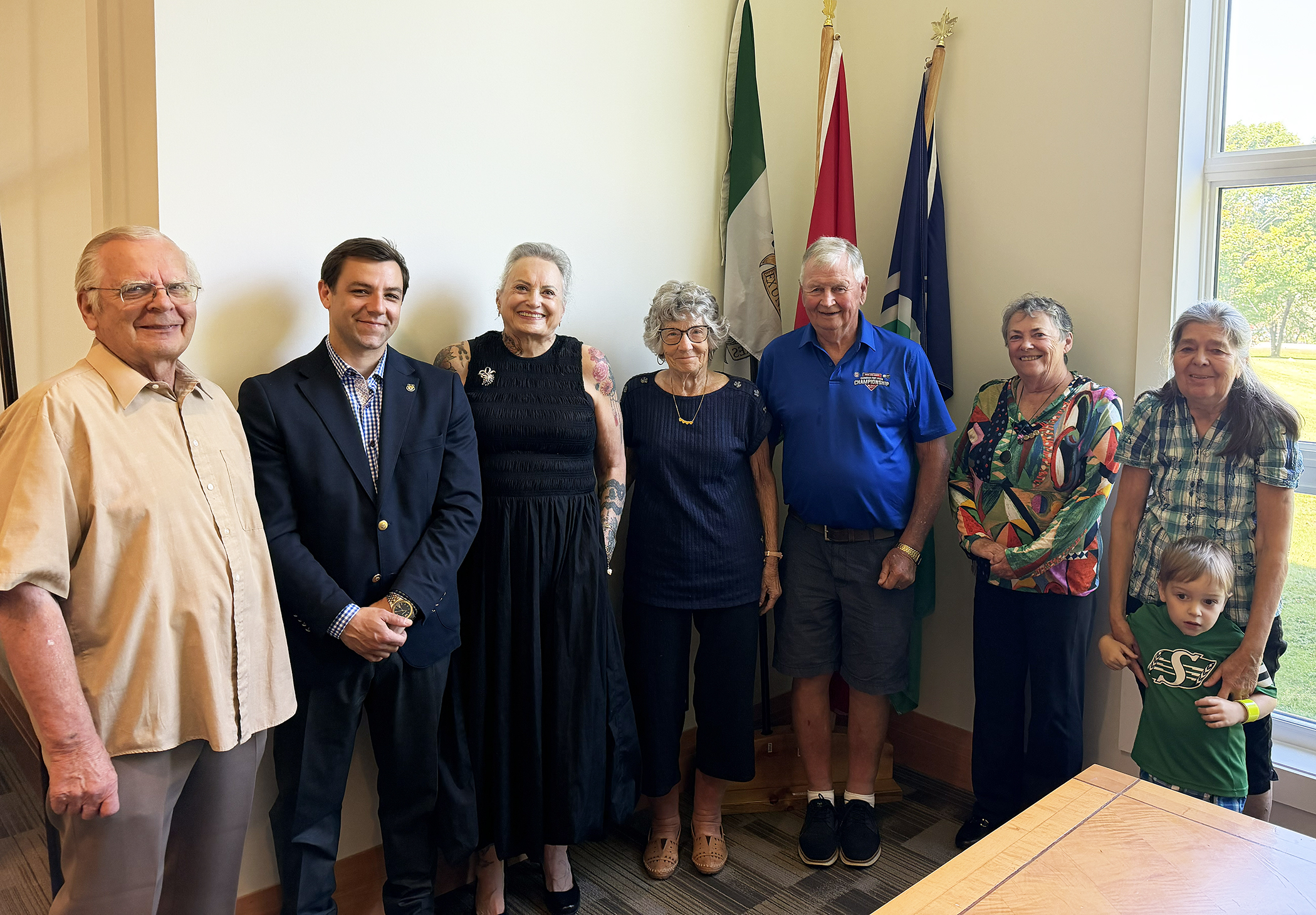 Six WC volunteers honoured with coin